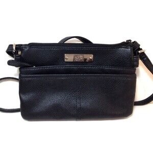 Women Crossbody Black Bag Shoulder Purse Pocketbook Small Lightweight